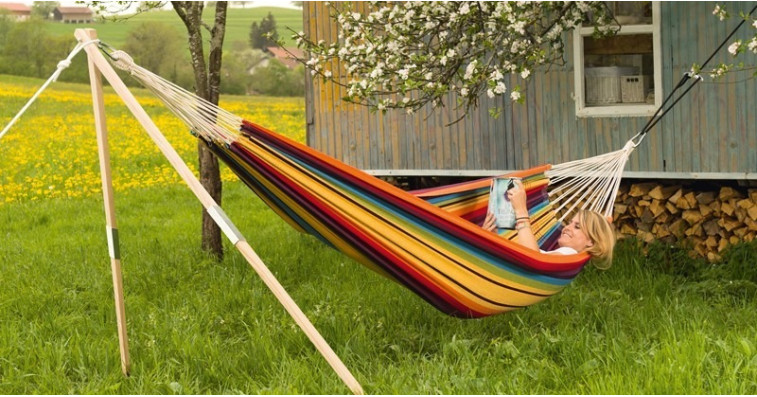 Comprar Hamaca colgante BARBADOS ARCO IRIS - Amazonas  en Hamacaman...