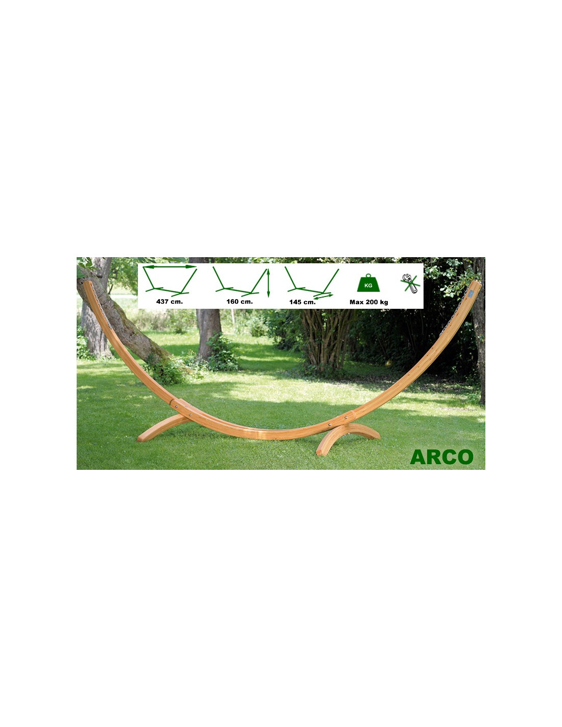 Comprar Soporte para hamaca ARCO - Amazonas  en Hamacamania.com