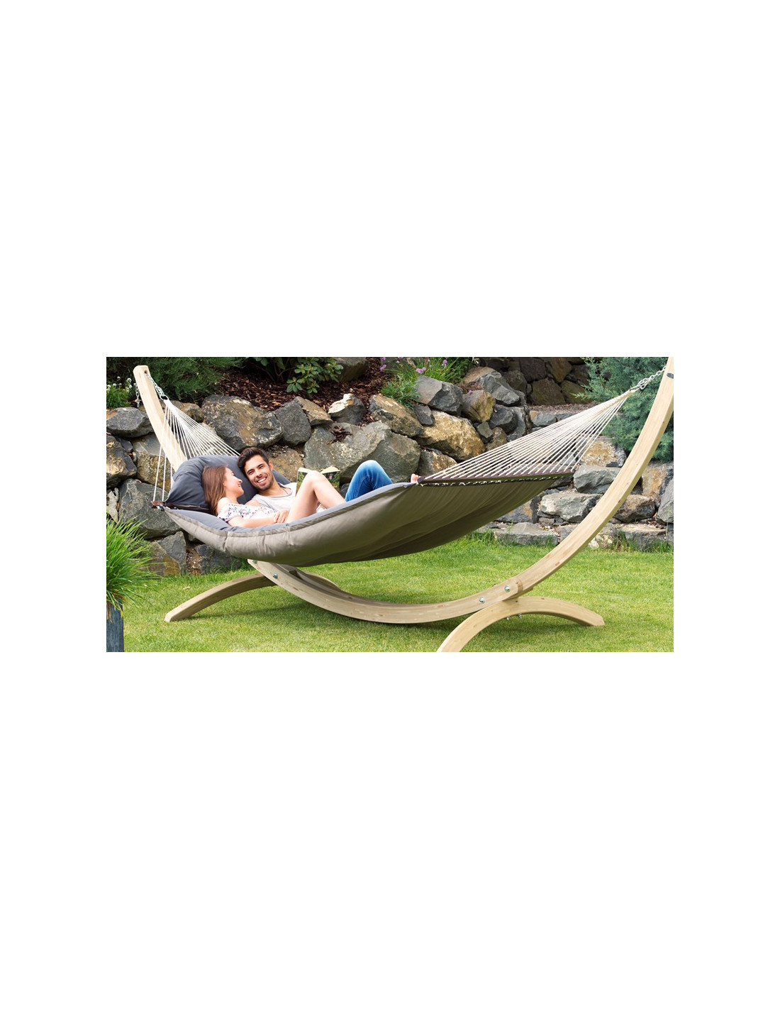 Hamaca con separador: FAT TAUPE