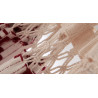 Comprar Hamaca JACQUARD VINHO con Varanda - SUN HAMMOCKS TRADICIONA...