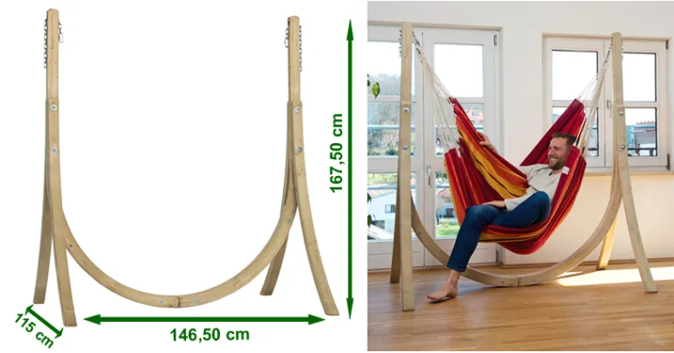 Comprar Hamaca Fat Chair + Soporte Taurus - Amazonas en Hamacamani...