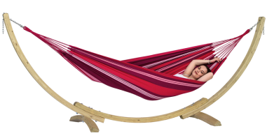 Comprar Hamaca Salsa Fuego + Soporte Apollo - Amazonas  en Hamacama...