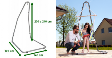 Comprar Hamaca-Silla Relax Kolibri + Soporte Luna - Amazonas  en Ha...