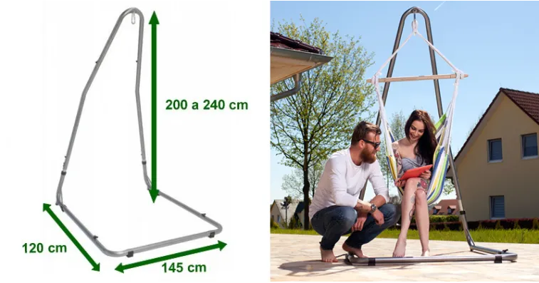 Comprar Hamaca-Silla Relax Kolibri + Soporte Luna - Amazonas en Ha...