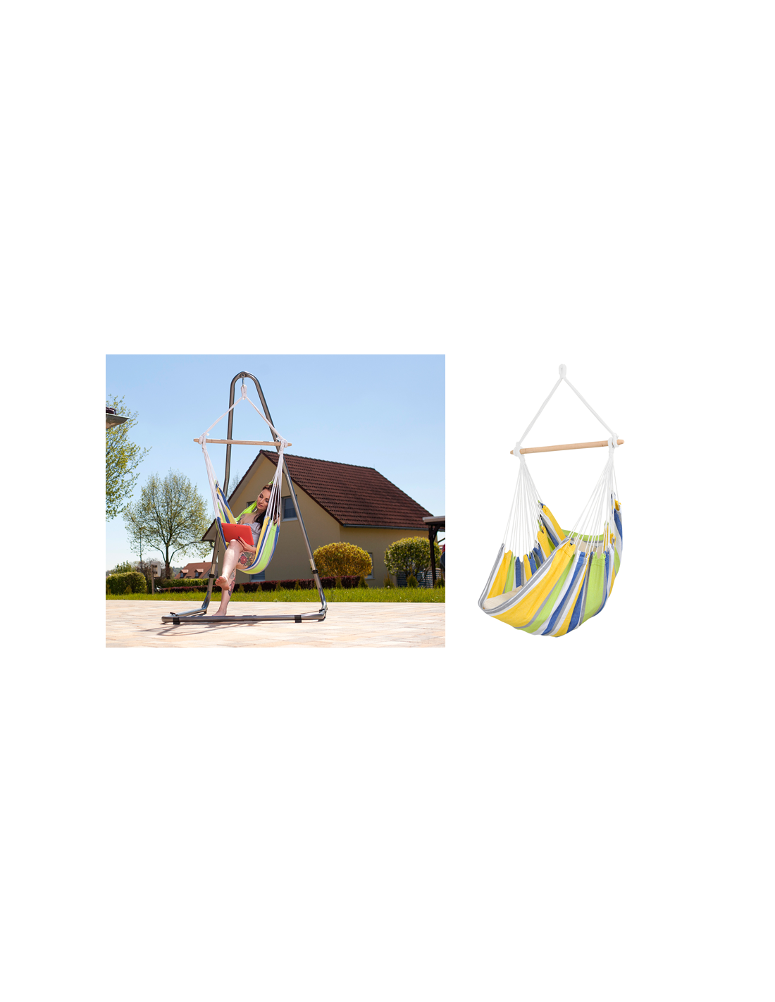 Comprar Hamaca-Silla Relax Kolibri + Soporte Luna - Amazonas  en Ha...