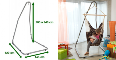 Comprar Hamaca-Silla Brasil Mocca + Soporte Luna - Amazonas  en Ham...
