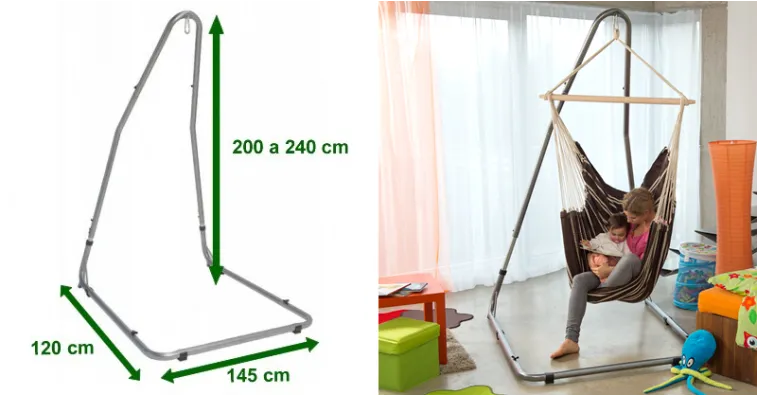 Comprar Hamaca-Silla Brasil Mocca + Soporte Luna - Amazonas en Ham...