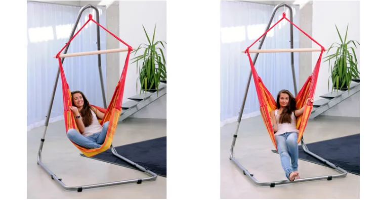 Comprar Hamaca-Silla Brasil Papaya + Soporte Luna - Amazonas en Ha...
