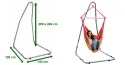 Comprar Hamaca-Silla Brasil Papaya + Soporte Luna - Amazonas en Ha...