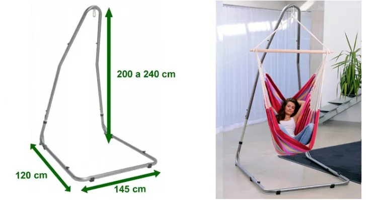 Comprar Hamaca-Silla Brasil Granada + Soporte Luna - Amazonas en H...