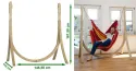 Comprar Hamaca-Silla Brasil Gigante Lava + Soporte Taurus - Amazona...