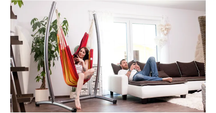 Comprar Hamaca-Silla Brasil Gigante Lava + Soporte Omega - en Ham...