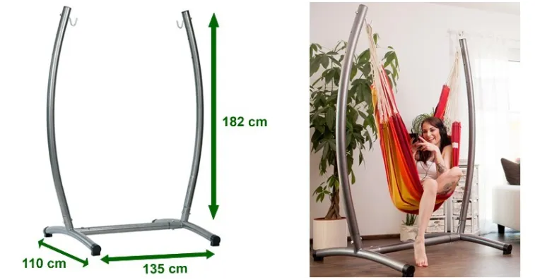Comprar Hamaca-Silla Brasil Gigante Lava + Soporte Omega - en Ham...