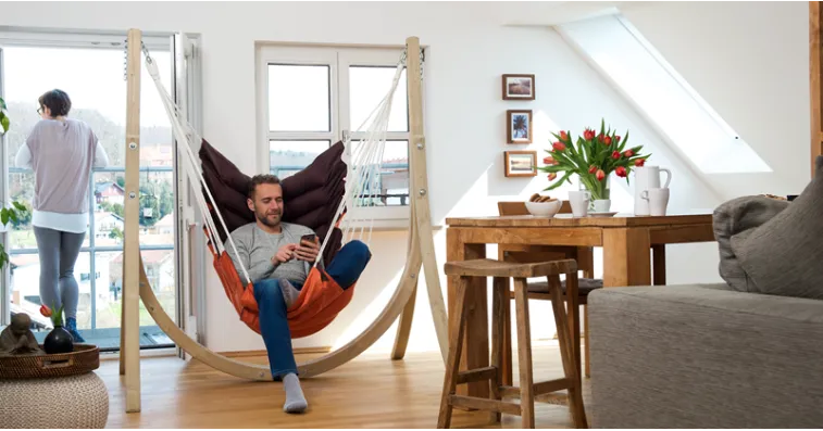 Comprar Hamaca-Silla California Terracota + Soporte Taurus - Amazon...