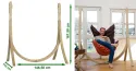 Comprar Hamaca-Silla California Terracota + Soporte Taurus - Amazon...