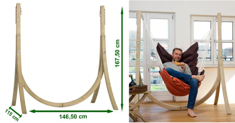 Comprar Hamaca-Silla California Terracota + Soporte Taurus - Amazon...