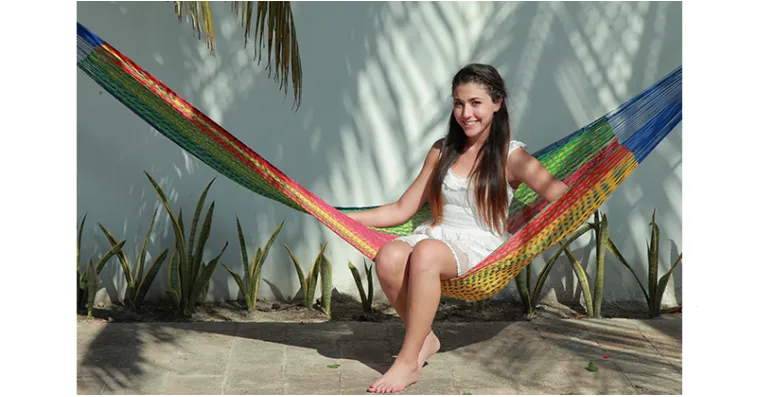 Comprar Hamaca Mexicana JALISCO Multicolor - SUN HAMMOCKS RED en H...
