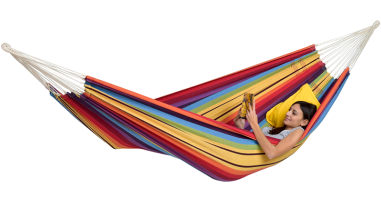 Comprar Hamaca Barbados Arco Iris + Soporte Sumo Grande - Amazonas ...