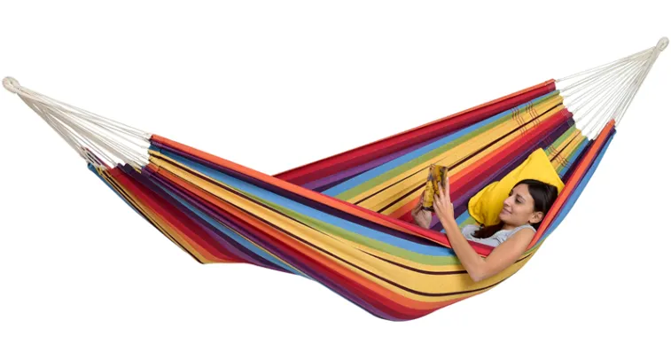 Comprar Hamaca Barbados Arco Iris + Soporte Sumo Grande - Amazonas ...