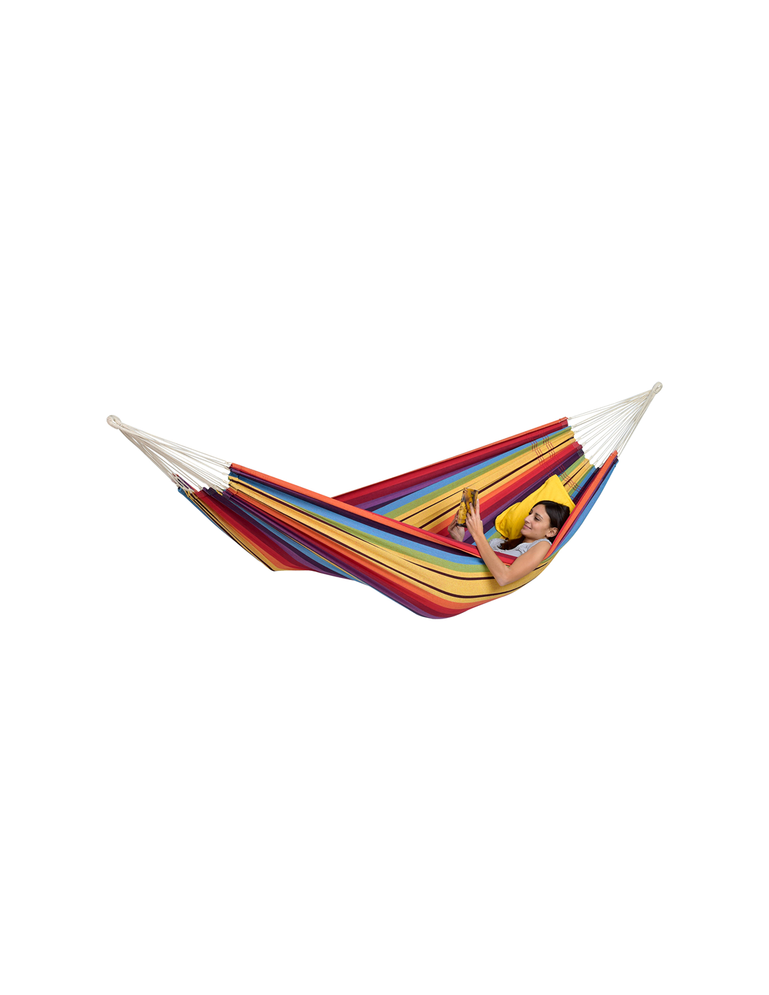Comprar Hamaca Barbados Arco Iris + Soporte Sumo Grande - Amazonas ...