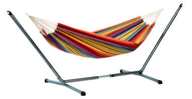 Comprar Hamaca Barbados Arco Iris + Soporte Sumo Grande - Amazonas ...