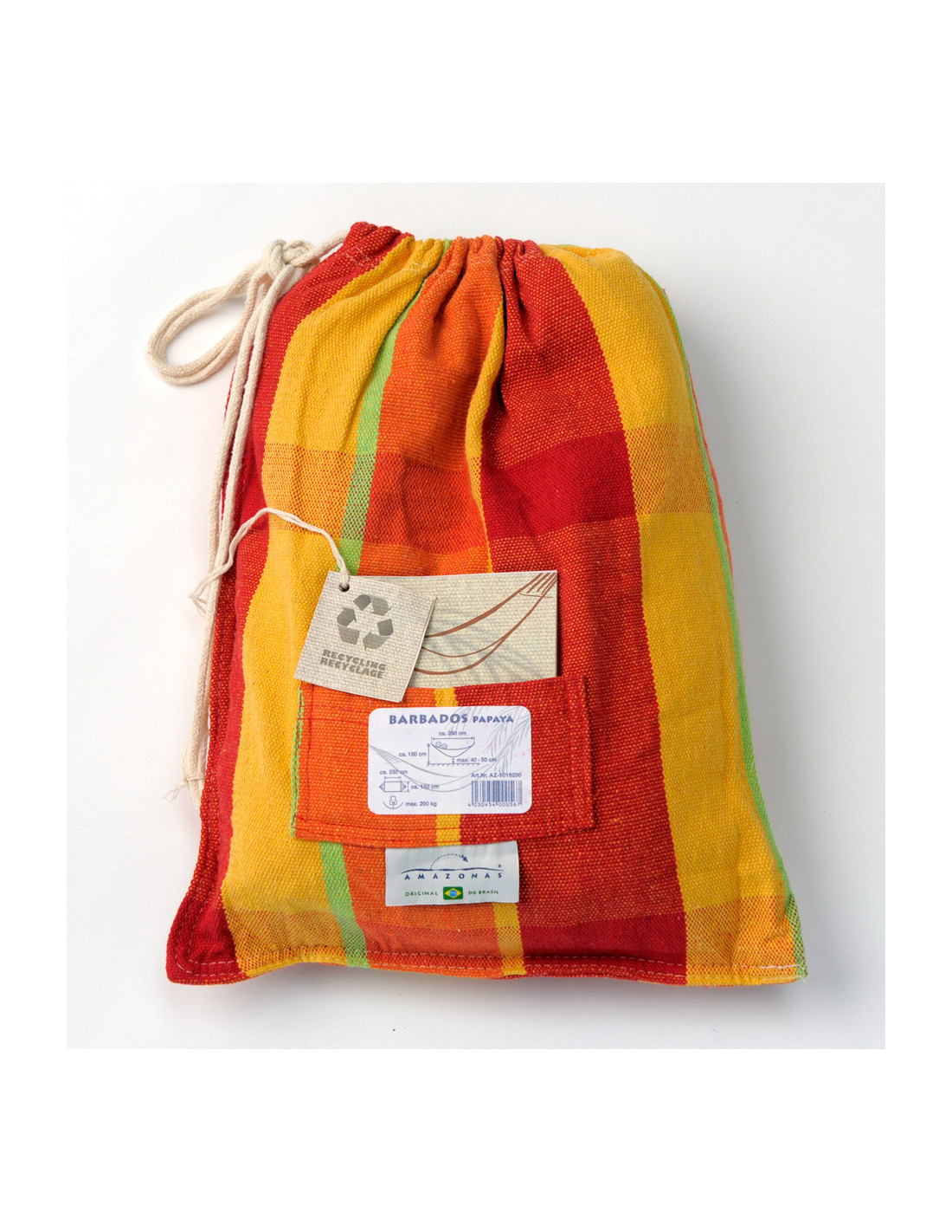 Hamaca Doble Barbados Papaya | 200kg | Envío 24h | Hamacamania