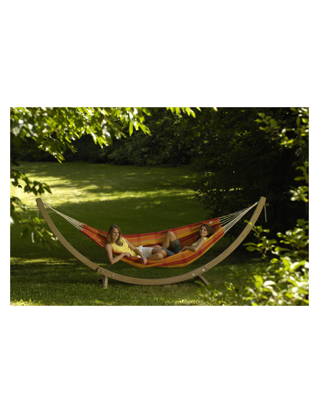 Hamaca Doble Barbados Papaya | 200kg | Envío 24h | Hamacamania