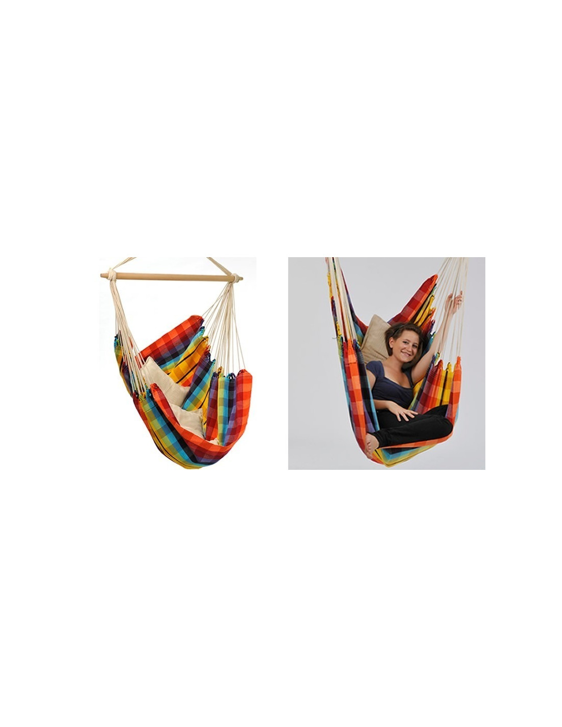 Comprar Hamaca silla BRASIL ARCO IRIS - Amazonas  en Hamacamania.com